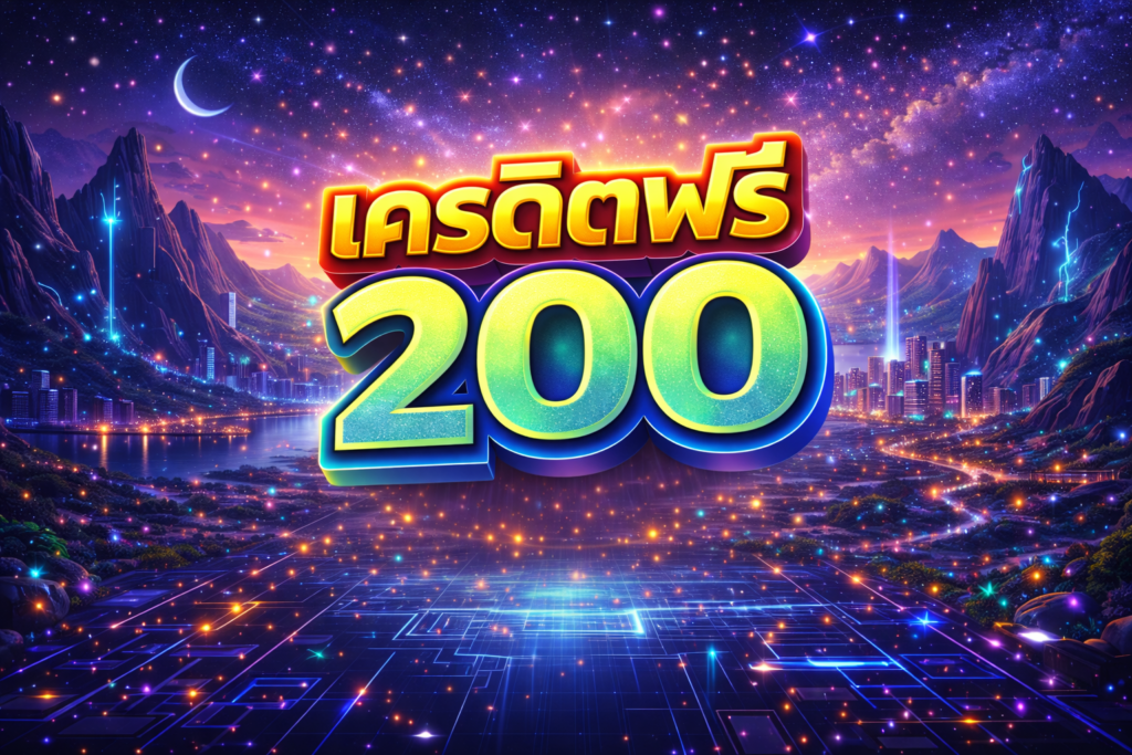 เครดิตฟรี 200